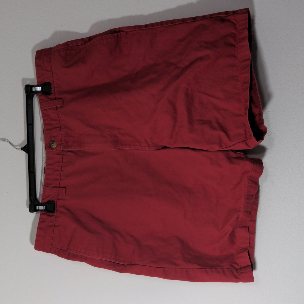 Mens Chaps Ralph Lauren 4 pocket flat front non pleated chino style shorts W 38
